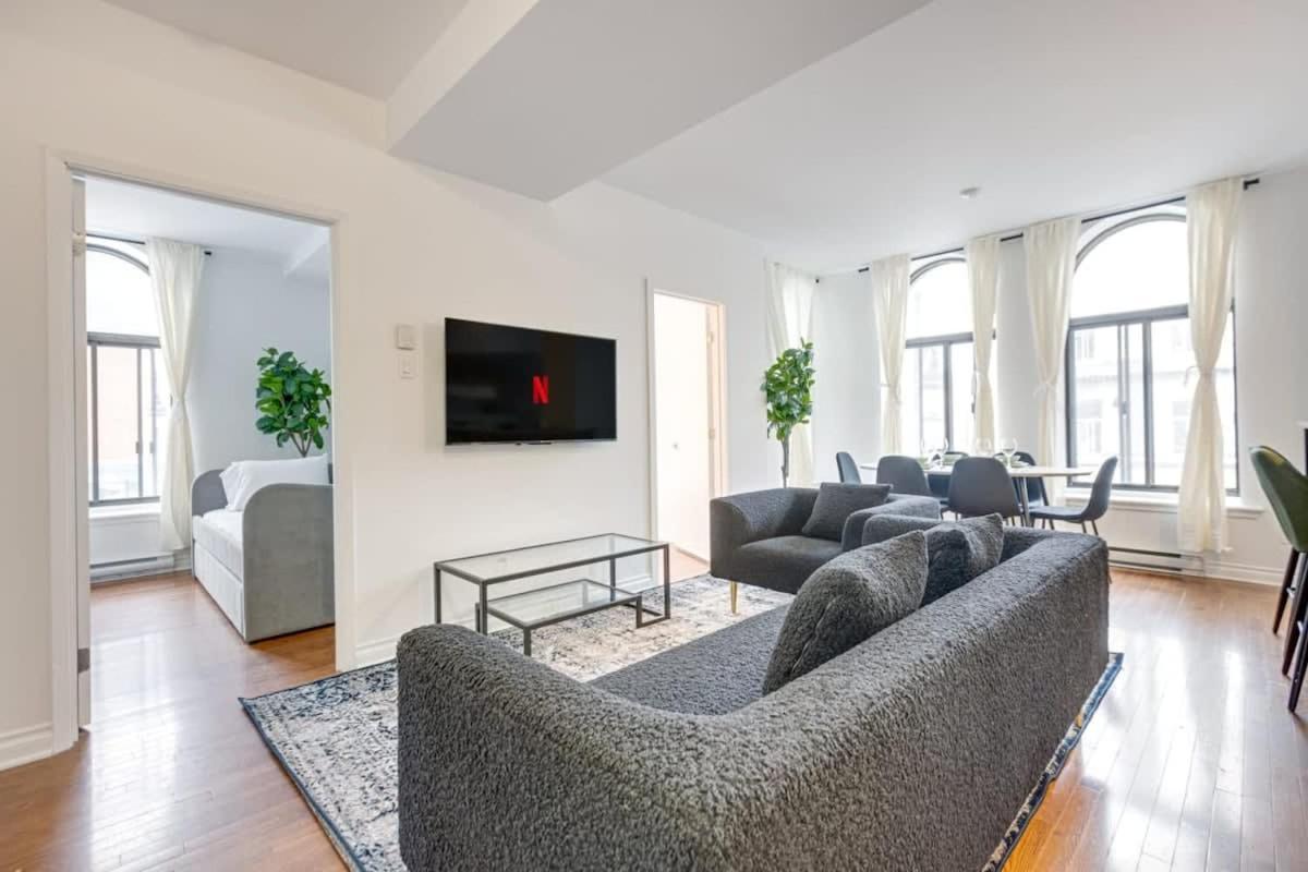 M11 Gorgeous Bright Corner 2Br In Heart Of Mtl Apartman Montréal Kültér fotó